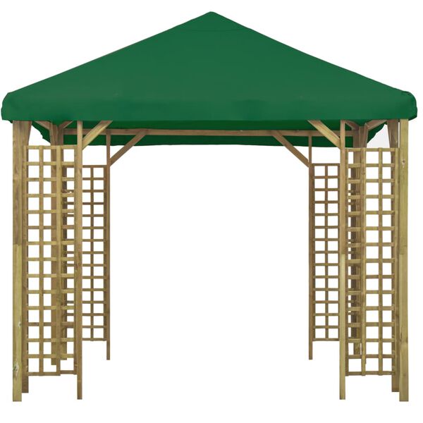 vidaXL Gazebo 3x3 m Green