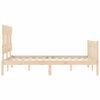 vidaXL Bed Frame without Mattress 140x200 cm Solid Wood Pine