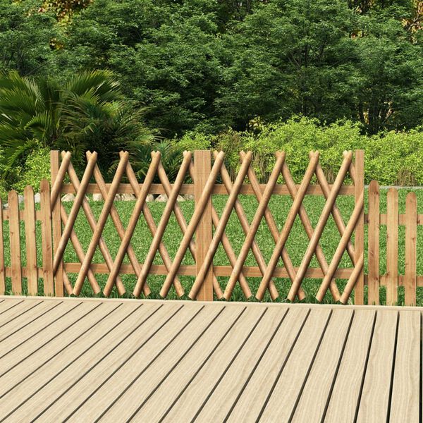 vidaXL Garden Gates 2 pcs Impregnated Pinewood 300x100 cm
