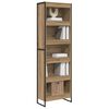 vidaXL Book Cabinet 2 pcs Artisian Oak 60 x 30 x 189.5 cm