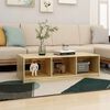 vidaXL Coffee Table 110x50x34 cm Solid Pinewood
