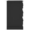 vidaXL Bedside Cabinet Black 39x39x67 cm Engineered Wood