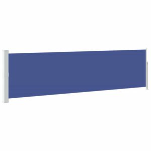 vidaXL Patio Retractable Side Awning 140x500 cm Blue