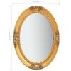 vidaXL Wall Mirror Baroque Style 50x70 cm Gold