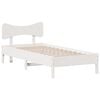 vidaXL Bed Frame without Mattress White 90x200 cm Solid Wood Pine