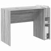 vidaXL Desk Grey Sonoma 109 x 50 x 78 cm Engineered Wood