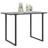 vidaXL Garden Table Grey 100 x 55 x 70 cm Wood