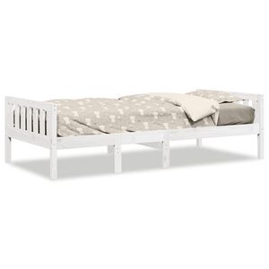vidaXL Children's Bed without Mattress White 90x190 cm Solid Wood Pine
