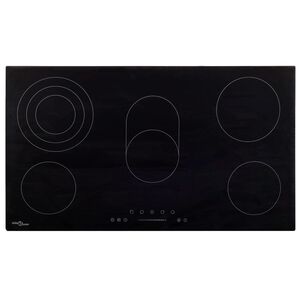 vidaXL Ceramic Hob with 5 Burners Touch Control 77 cm 8500 W