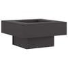vidaXL Fire Bowl Black 60 x 60 x 30 cm Weathering Steel