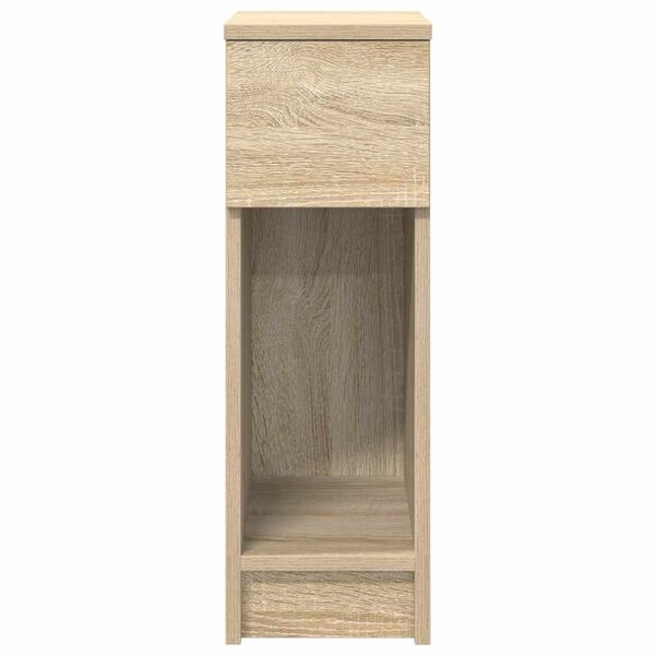 vidaXL Bedside Cabinets with Drawer 2 pcs Sonoma Oak 20x36x60 cm