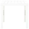 vidaXL Garden Table White 78x78x72 cm Plastic