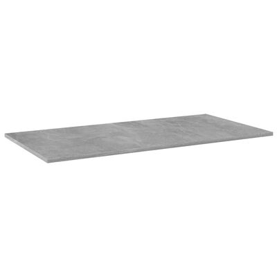 vidaXL Bookshelf Boards 8 pcs Concrete Grey 80x30x1.5 cm Engineered Wood