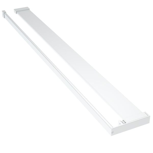 vidaXL Shower Shelf for Walk-in Shower Wall Chrome 80 cm Aluminium