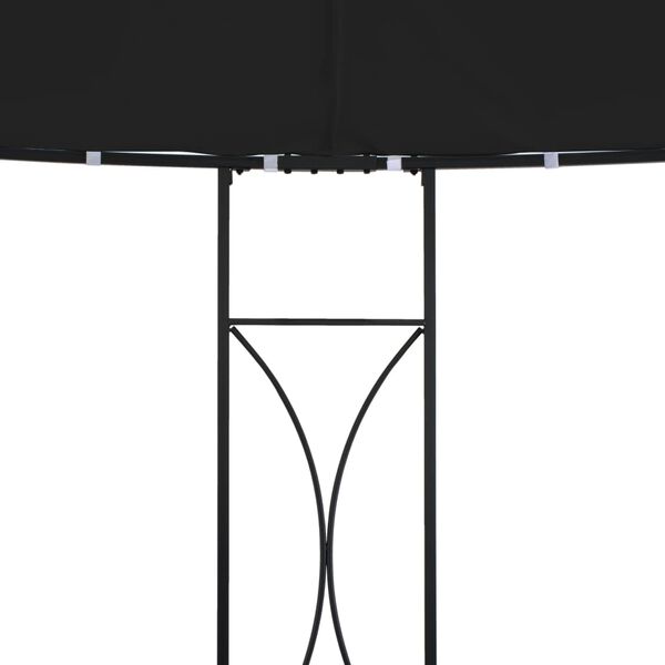 vidaXL Gazebo 300x290 cm Anthracite Round