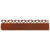 vidaXL Lawn Edgings 10 pcs Rusty 103 x 0.05 x 22 cm Weathering Steel