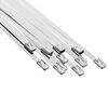 vidaXL Cable Tie 12 pcs 4.6 x 450 mm Silver