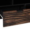 vidaXL TV Units with Drawer Walnut 105 x 33 x 46 cm Engineered wood