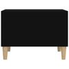vidaXL Coffee Table Black 60x50x36.5 cm Engineered Wood