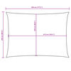 vidaXL Sunshade Sail Oxford Fabric Rectangular 2.5x4.5 m Red