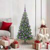 vidaXL Christmas Tree with 150 LEDs with Stand Green 120 cm PVC