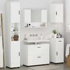 vidaXL Bathroom Furniture Set with Drawer 5 pcs White 30 x 35 x 192 cm