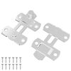 vidaXL Door Latch 2 pcs Silver 70 x 8 mm Steel
