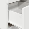 vidaXL Bedside Cabinet with 2 Drawers White 36x36x68 cm