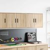 vidaXL Garage Wall Cabinets 2 pcs Sonoma Oak Engineered Wood