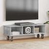 vidaXL TV Stand Concrete Grey 100 x 35 x 35 cm Engineered Wood