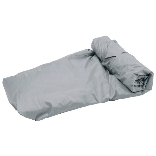 vidaXL Boat Cover Grey 440x180x40 cm