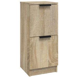 vidaXL Sideboard Sonoma Oak 30x30x70 cm Engineered Wood