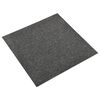 vidaXL Carpet Floor Tiles 20 pcs 5 m² 50x50 cm Anthracite