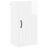 vidaXL Wall Cabinet LUCCA High Gloss White 40 x 31 x 80 cm