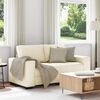 vidaXL Sofa Beige 160 x 77 x 82 cm Linen