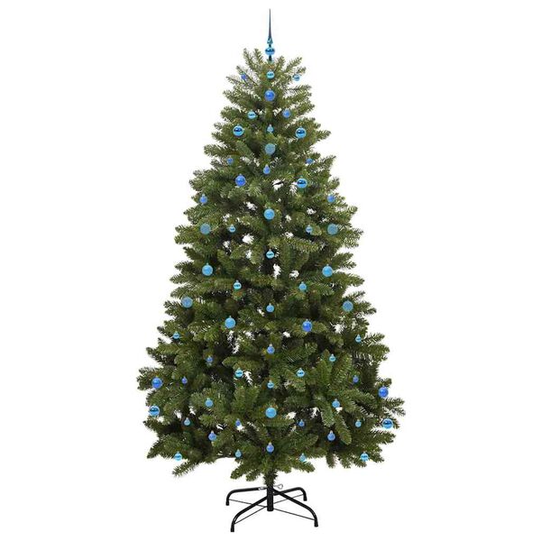 vidaXL Artificial Christmas Tree Green 270 cm PVC and Metal