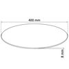vidaXL Table Top Tempered Glass Round 400 mm