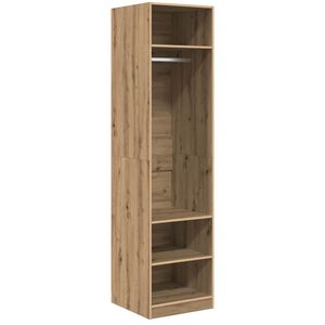 vidaXL Wardrobe Artisan Oak 50 x 50 x 200 cm Engineered Wood