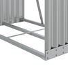 vidaXL Log Holder Silver 80x45x120 cm Galvanised Steel