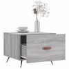 vidaXL Coffee Table Grey Sonoma 50x50x40 cm Engineered Wood