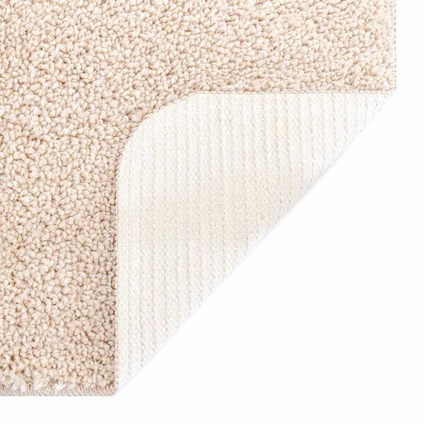 vidaXL Anti-slip Shaggy Rug Cream 200 x 200 cm PP