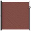 vidaXL Retractable Side Awning Brown 200x300 cm