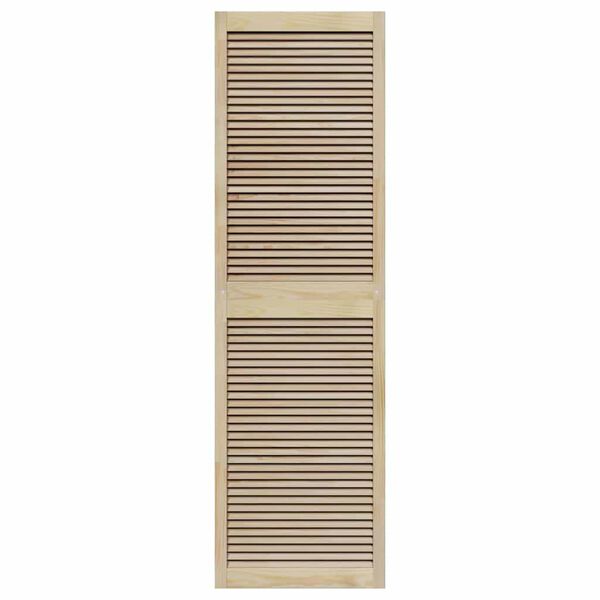 vidaXL Cabinet Door Natural 201 x 2.1 x 59.5 cm Solid Pine Wood
