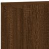 vidaXL 5 Piece TV Wall Units Brown Oak Engineered Wood
