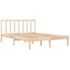 vidaXL Bed Frame without Mattress Solid Wood Pine 150x200 cm King Size King Size