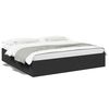 vidaXL Bed Frame without Mattress Black 200x200 cm