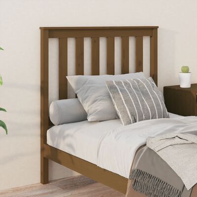vidaXL Bed Headboard Honey Brown 96x6x101 cm Solid Wood Pine