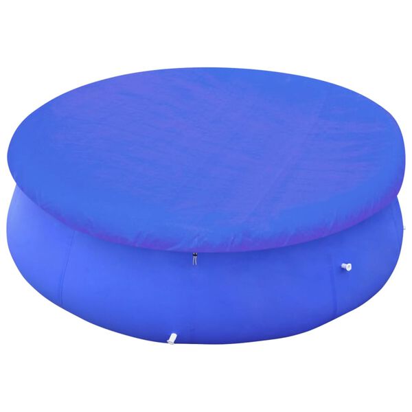 vidaXL Pool Covers 2 pcs PE Round 460 cm 90 g/m&sup2;
