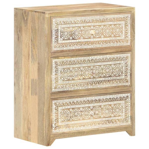 vidaXL Sideboard 60x35x75 cm Solid Mango Wood