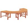 vidaXL Tree Bench 4-Seater 210 x 80 x 45 cm Solid Eucalyptus Wood